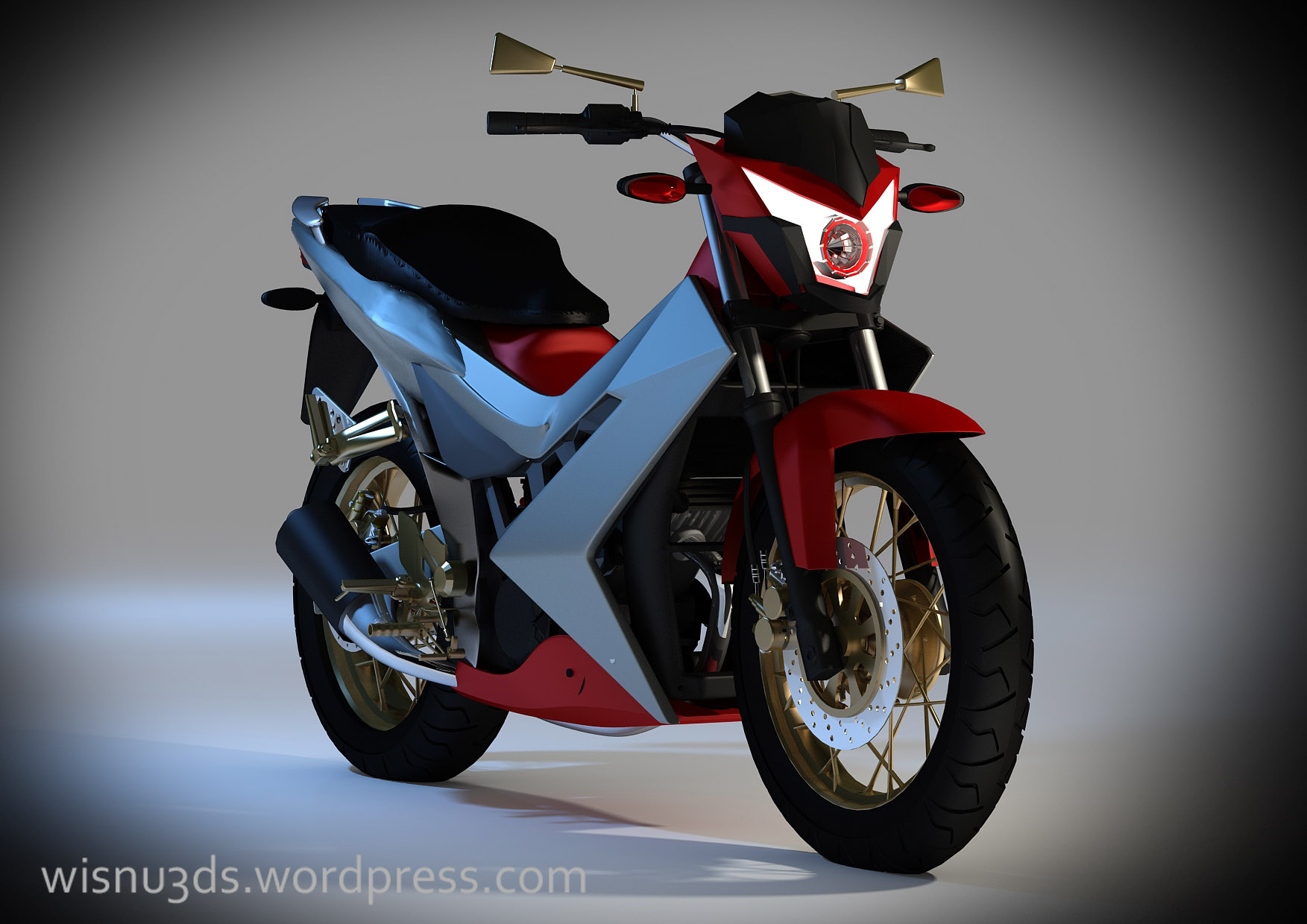 Virtual Modifikasi New Honda Sonic 2015 K56a Modif Ringan